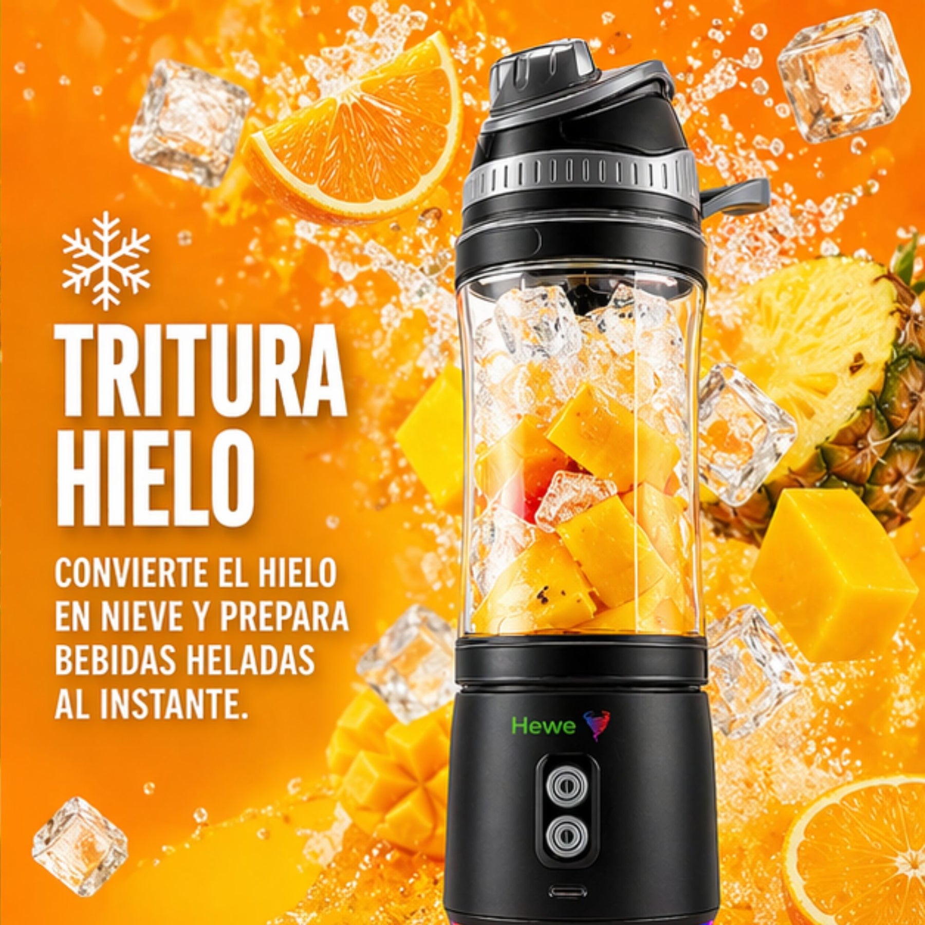 HEWE BLEND GO - Licuadora personal portátil