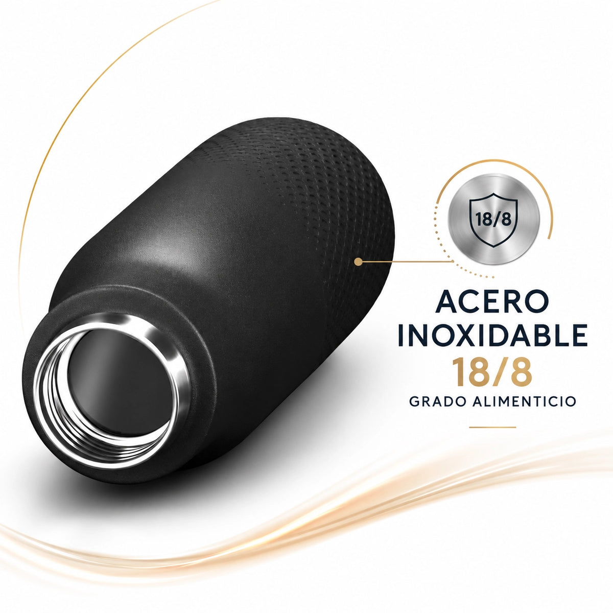 Botella joki 500, Libertad para llevar, calidad premium, acero inoxidable 18/8 grado alimenticio