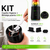 KIT de 2 x CEPILLO DEEPCLEAN + 20 x TAPONES BLINDAJE PUERTO USB-C