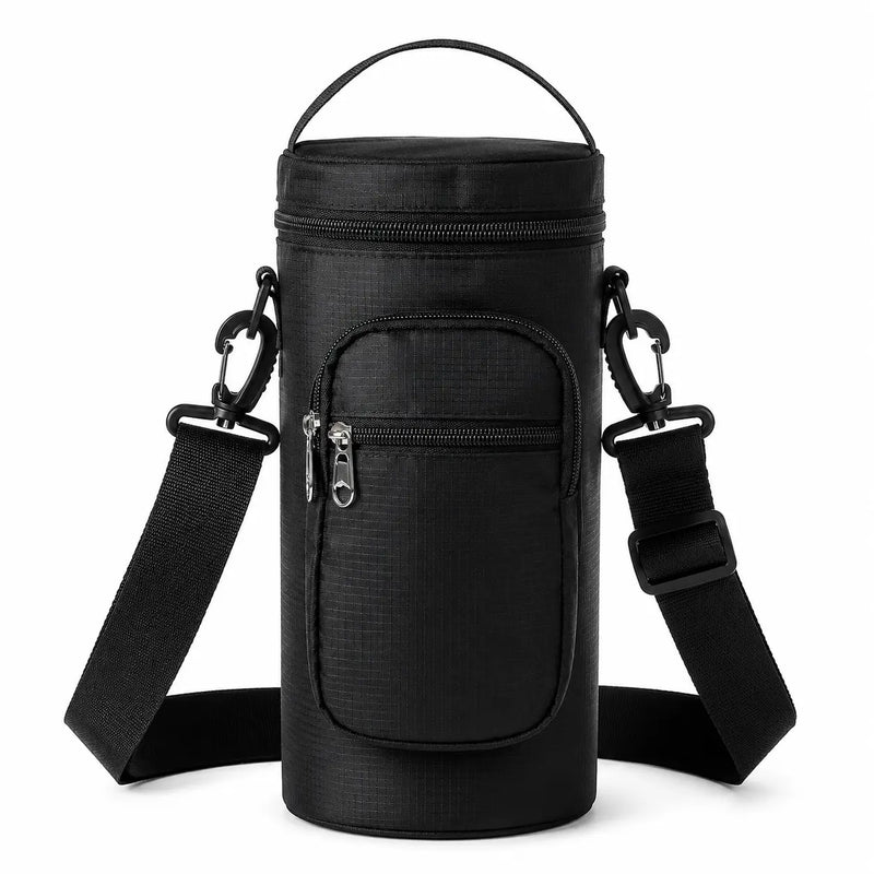 Bolso de transporte Cooler impermeable de material RISTOP para evitar daños en la licuadora cuando se transporta, tiene bolsillos para el celular y las tarjetas.